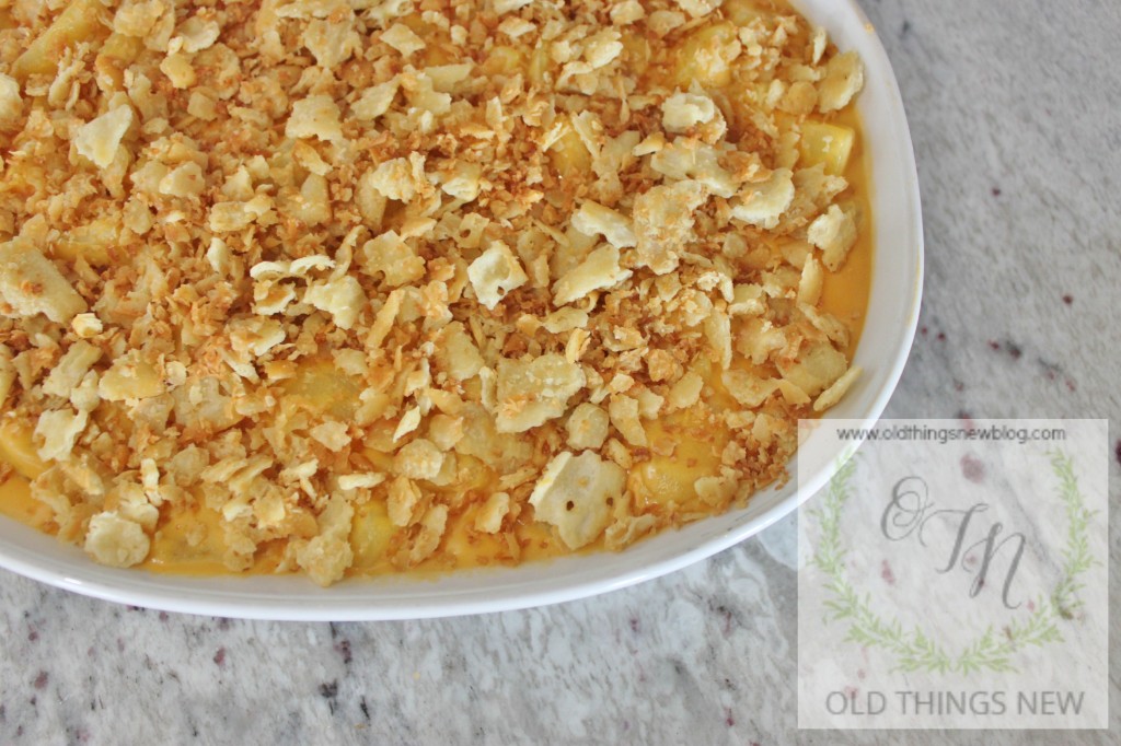 Cheesy Potatoes and New Easter Bunny 004