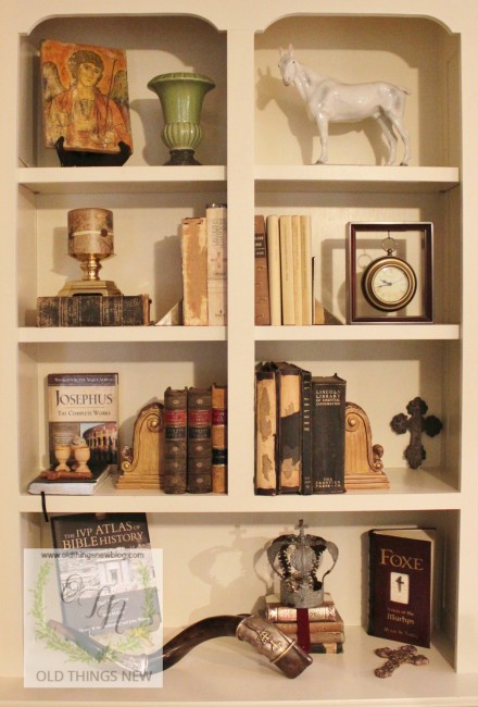 Bookcase Styling From Old Things New Blog